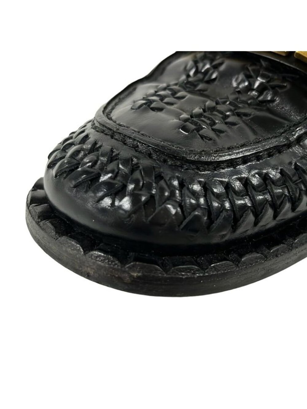 Prada Loafers 36.5 Black Moccasins Leather - Picture 11 of 11